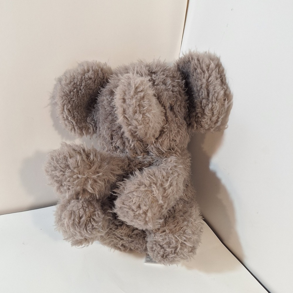 Carter's Gray Fuzzy ELEPHANT 9" Stuffed Animal Toy Soft Plush